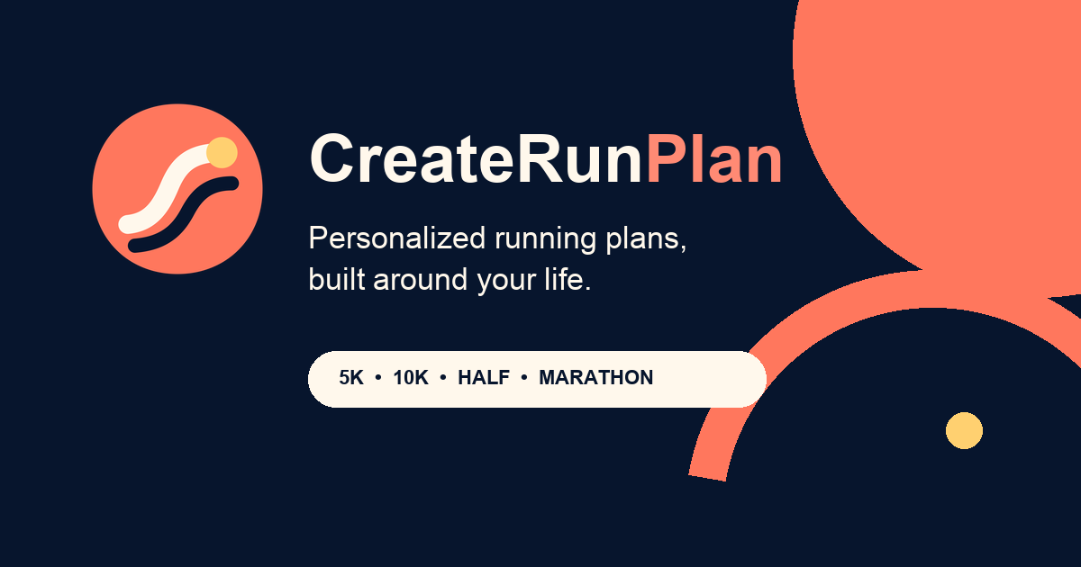 Beginner Marathon Plan — Free First 26.2 Build | CreateRunPlan
